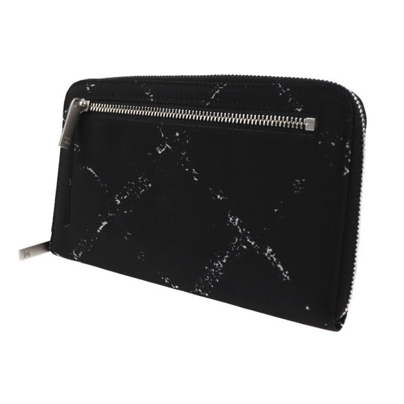 Chanel Round Travel Line Zipper Black Wallet Long - Picture 1 of 8